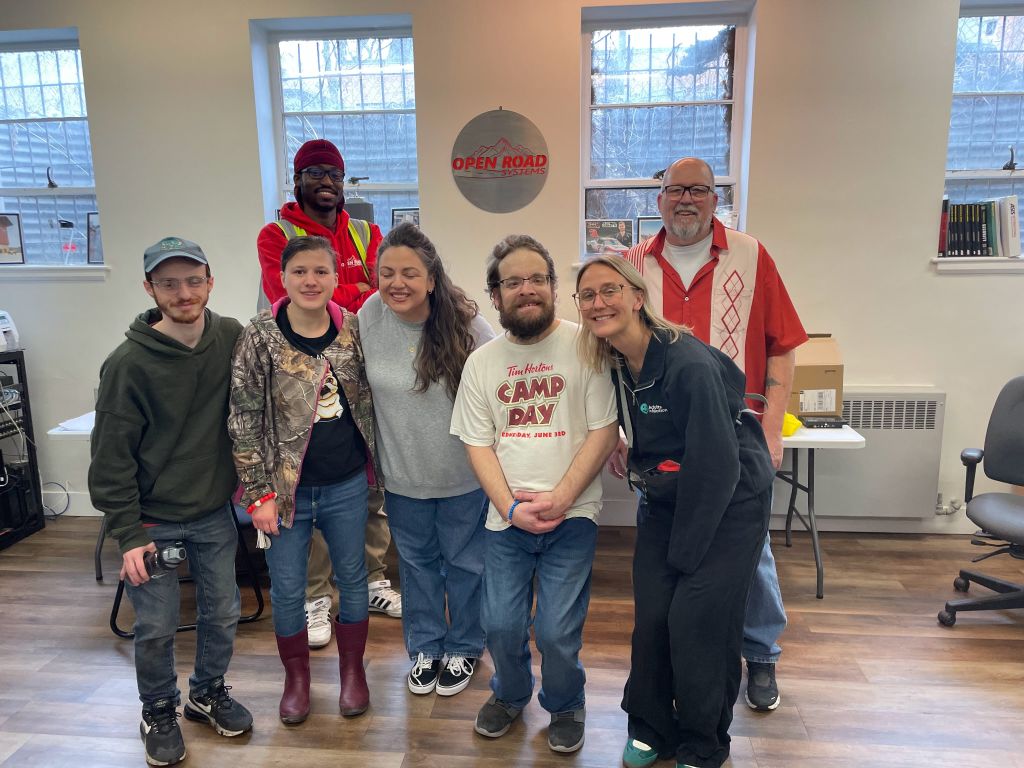 ORS team gets gifts with Adults in Motion